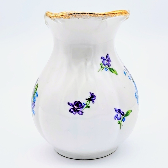 Vintage Lefton China Hand Painted Spring Bouquet 4585 Small Pitcher - Picture 5 of 12